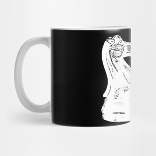 Chess knight design Mug